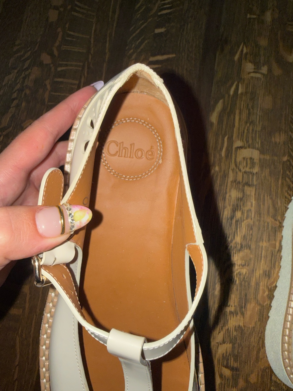 Chloe Kurtys Crepe Platform Mary Jane- size 40 - Picture 4 of 6